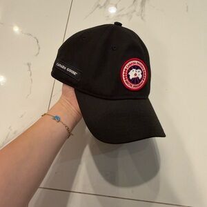 Canada Goose Black Baseball Cap
